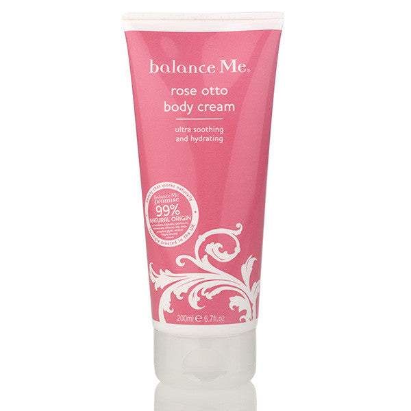 Balance Me Rose Otto Body Cream, 200ml - Luxuriously fragranced & ultra hydrating for sensitive, dry & mature skins