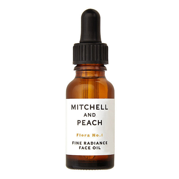 Mitchell and Peach Fine Radiance Face Oil, 20ml - 100% natural powerful anti-oxidants & vitamins for plumper, firmer, glowing skin