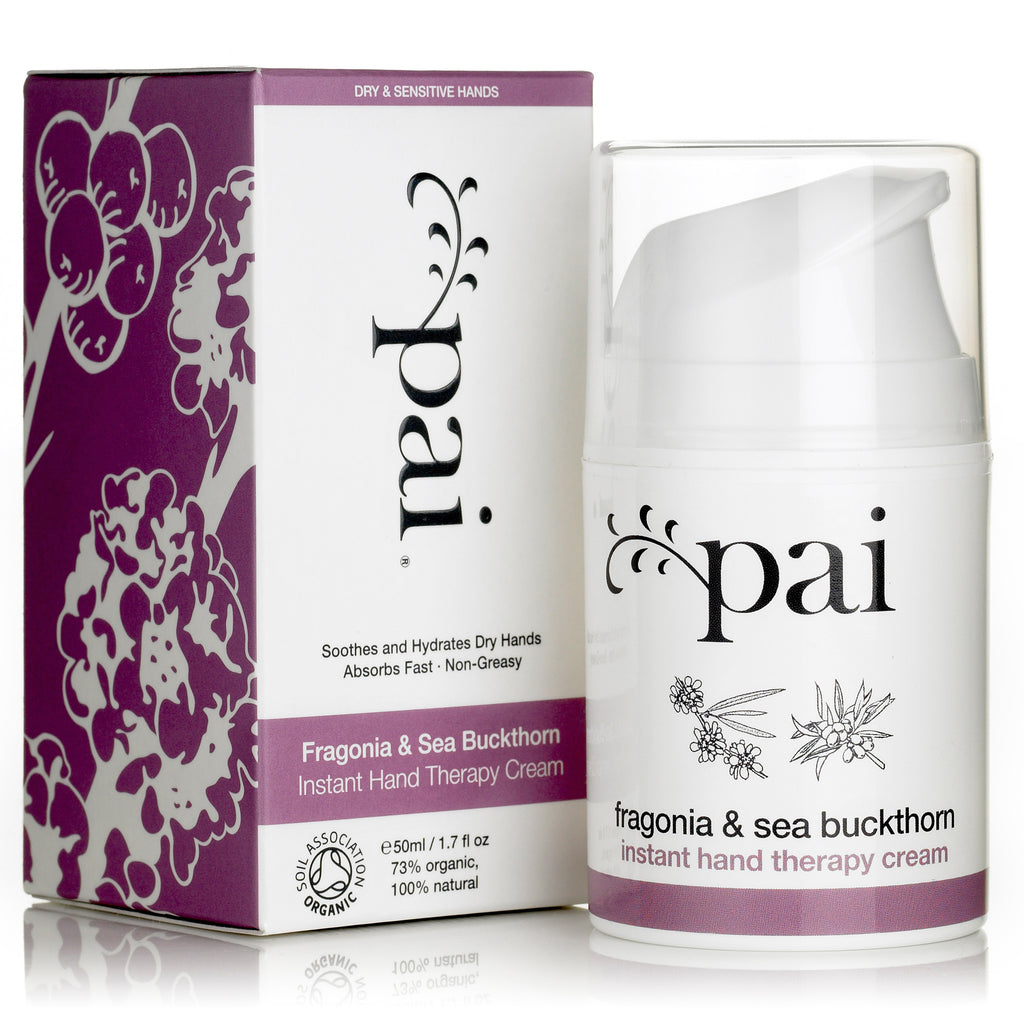Pai Fragonia & Sea Buckthorn Instant Hand Therapy Cream, 50ml - Absorbs fast, soothes & repairs dry, chapped sensitive hand