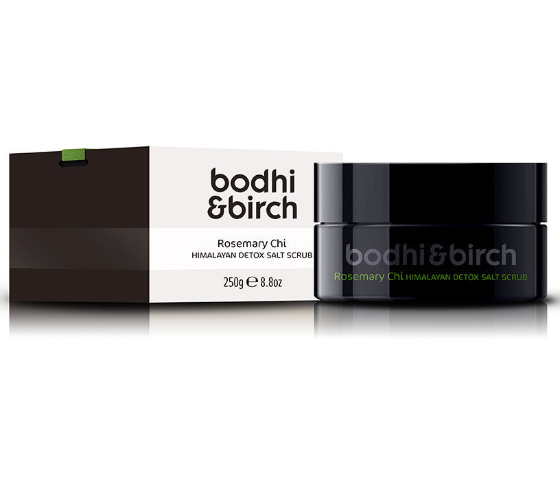 Bodhi & Birch Rosemary Chi Himalayan Detox Salt Scrub, 250gr
