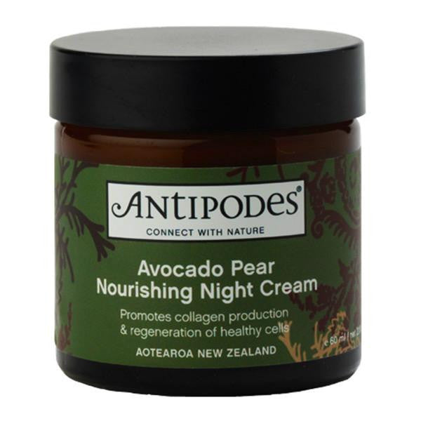 Antipodes Avocado Pear Nourishing Night Cream, 60ml - Stimulates collagen production