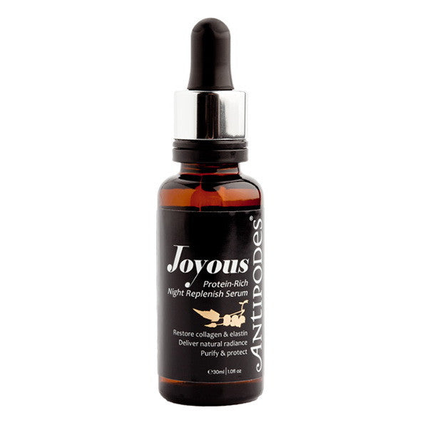 Antipodes Joyous Protein-Rich Night Replenish Serum Oil, 30ml -100% natural & vegan