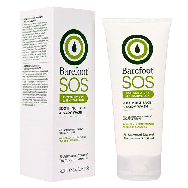 Barefoot SOS Soothing Face&Body Wash, 200ml