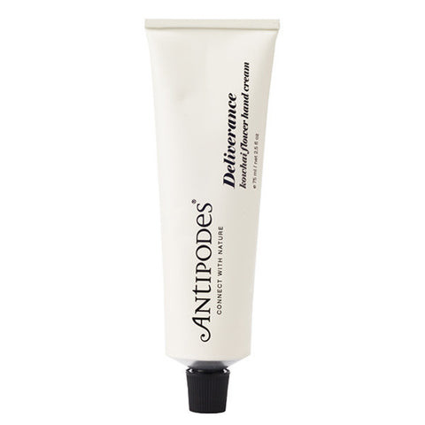 Antipodes Deliverance Kowhai Flower Hand Cream, 75ml - Vegan & hydrating with orange scent