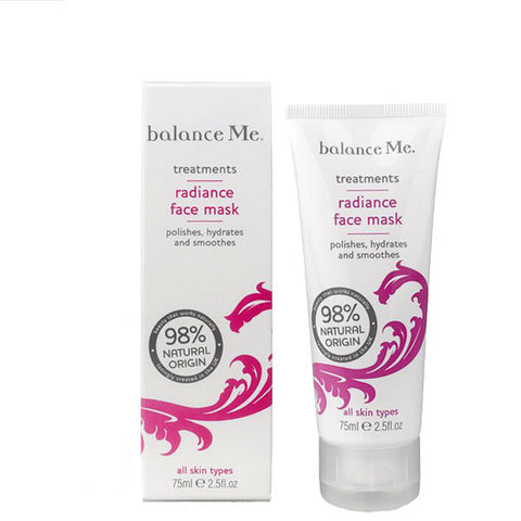 Balance Me Radiance Face Mask, 75ml - Deeply cleanses, exfoliates & brightens 3 in 1