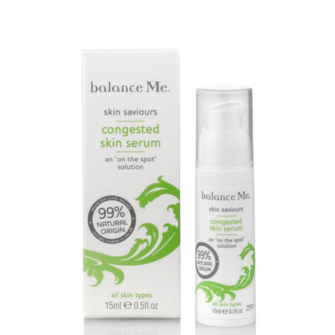 Balance Me Congested Skin Serum, 15ml - Instant anti-spot & anti-blemish, antibacterial & non-drying