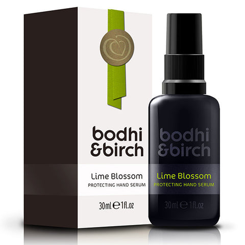 Bodhi & Birch Lime Blossom Protecting Hand Serum, 30ml - 100% natural, antibacterial & anti-aging