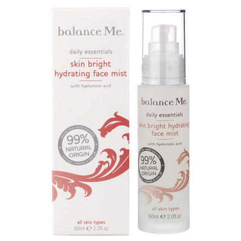 Balance Me Skin Bright Hydrating Face Mist w/ Hyaluronic acid, 60ml - Instant injection of moisture to your skin