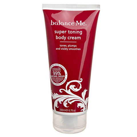 Balance Me Super Toning Body Cream, 200ml - 100% natural, anti-cellulite & firming