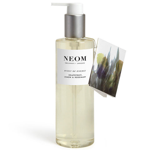 Neom Organics Burst of Energy Body & Hand Wash, 250ml - Grapefruit, lemon & rosemary