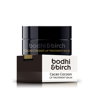 Bodhi & Birch Cacao Cocoon Lip Treatment Balm, 15gr -100% natural, w/ antioxidants & vitamins