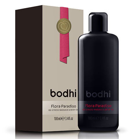 Bodhi Flora Paradiso De-Stress Massage & Body Oil, 100ml -Relaxing, calming & hydrating