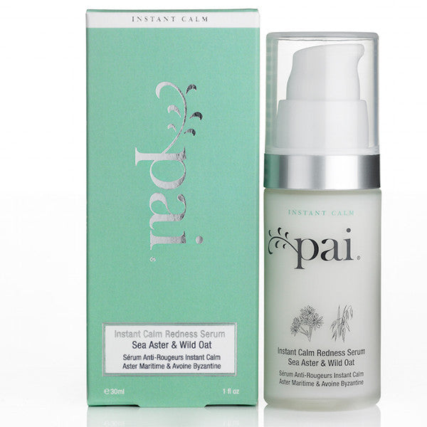 Pai Sea Aster & Wild Oat Instant Calm Redness Serum, 30ml - Rosacea friendly, reduces redness & calms hyper-sensitive skin