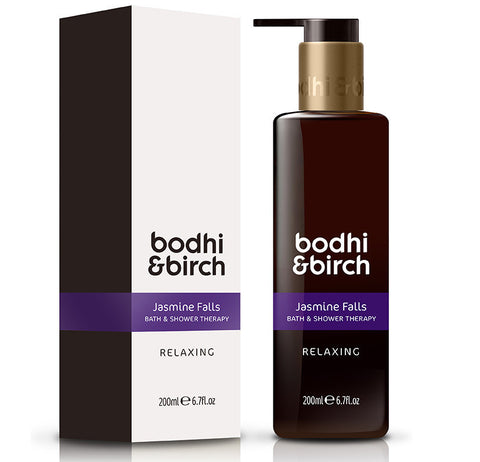 Bodhi & Birch Jasmine Falls Relaxing Bath & Shower Therapy, 200ml - Natural, vegan & SLS free