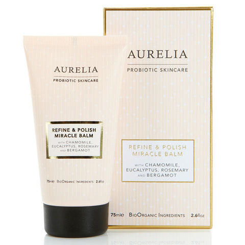 Aurelia Probiotic Skincare Refine & Polish Miracle Balm, 75ml - Multi-action enzyme exfoliator & mask