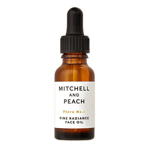 Mitchell and Peach Fine Radiance Face Oil, 20ml - 100% natural powerful anti-oxidants & vitamins for plumper, firmer, glowing skin