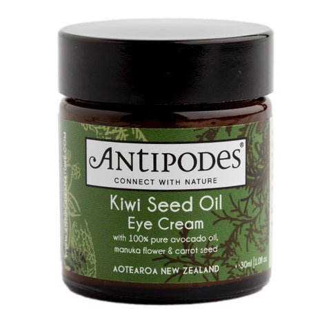 Antipodes Kiwi Seed Oil Eye Cream - Fragrance Free, 30ml