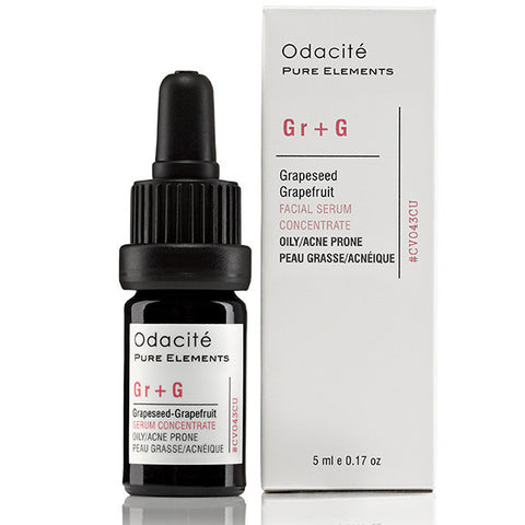 Odacité Grl+G Oily / Acne Prone - Grapeseed Grapefruit Serum Concentrate, 5ml - Oily Combo