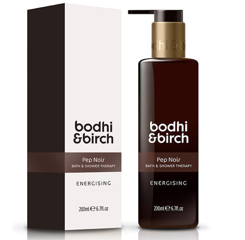 Bodhi & Birch Pep Noir Energising Bath & Shower Therapy, 200ml - Natural, vegan & SLS free