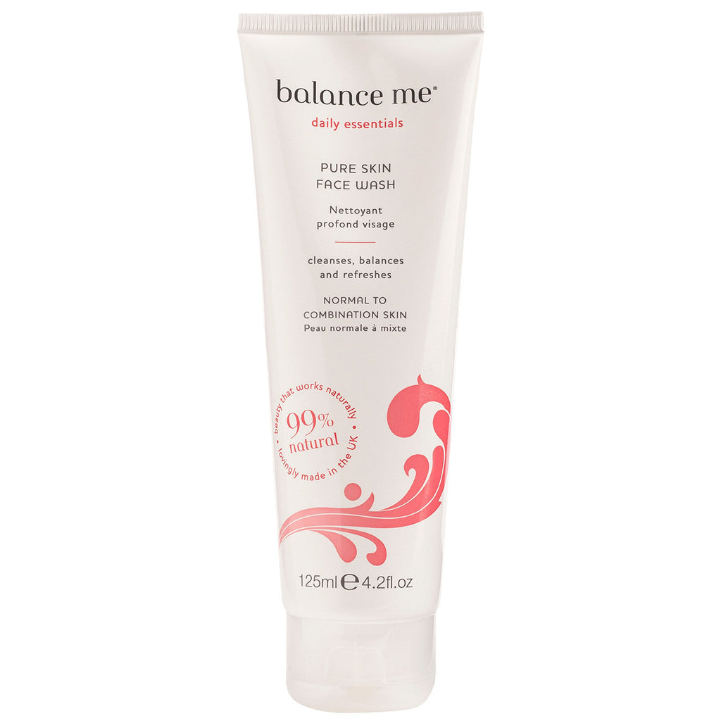 Balance Me Pure Skin Face Wash, 125ml - Non-drying, balances & improves normal, combination or congested skin