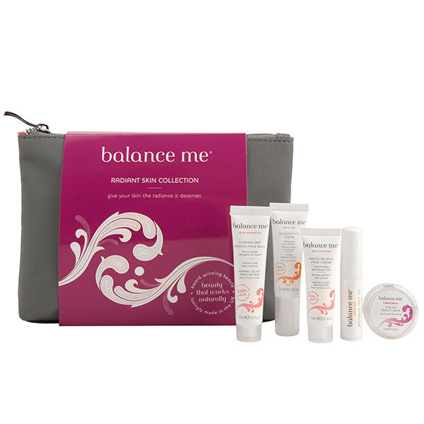 Balance Me Radiant Skin Collection - Glow-enhancing, plumping & firming 5 step routine