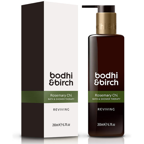 Bodhi & Birch Rosemary Chi Reviving Bath & Shower Therapy, 200ml - Natural, vegan & SLS free