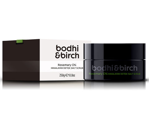 Bodhi & Birch Rosemary Chi Himalayan Detox Salt Scrub, 250gr
