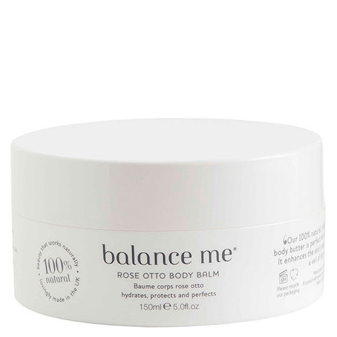 Balance Me Rose Otto Body Balm, 150ml - NEW 100% natural, richly hydrating & healing rose balm for dry, sensitive or mture skin