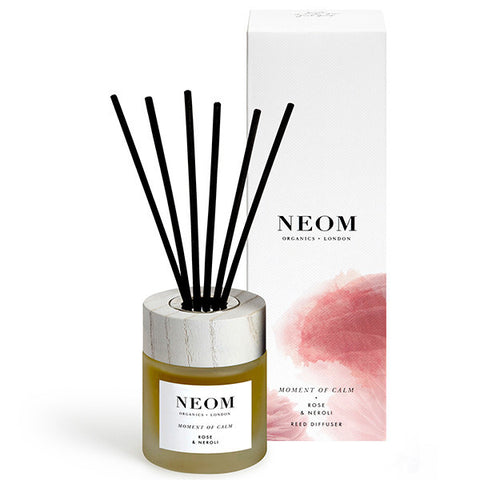 Neom Organics Moment of Calm Reed Difuser Calm & Relax, 100ml - Rose & neroli, 100% natural home fragrance