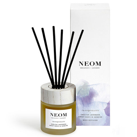 Neom Organics Tranquillity Reed Diffuser Better Sleep, 100ml - English lavender, sweet basil & jasmine, 100% natural home fragrance