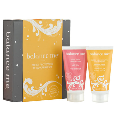 Balance Me Super Protecting Hand Cream Set, 50x50ml - Soothe & smooth treats for all hands inclusing very dry & sensitive, gorgeous 100% natural scents, hand-bag & travel friendly size