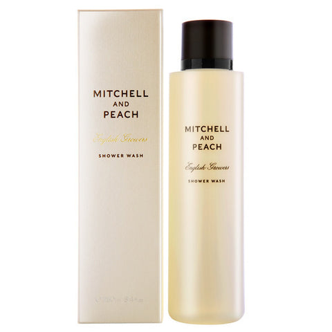 Mitchell and Peach Shower Wash, 250ml - 100% natural fragrance & SLS-free
