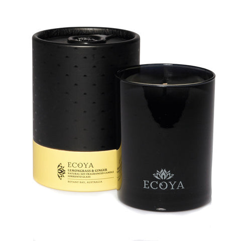 Ecoya Sorrento Jar Scented Candle-Lemongrass&Ginger
