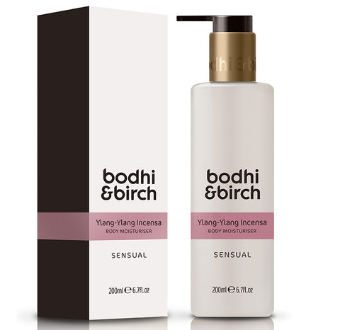 Bodhi & Birch Ylang-Ylang Incensa Sensual Body Moisturiser, 200ml - Natural, vegan friendly