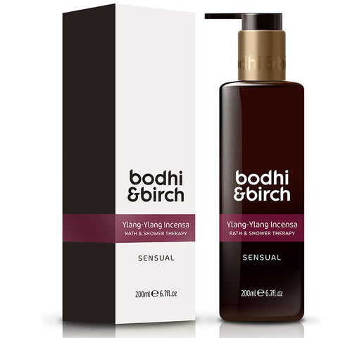 Bodhi & Birch Ylang-Ylang Incensa Sensual Bath & Shower Therapy, 200ml - Natural, vegan & SLS free