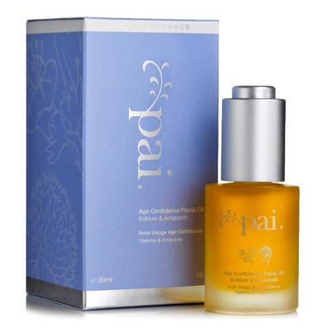 Pai Echium & Amaranth Age Confidence Organic Facial Oil, 30ml - Powerful anti-aging, plums, firms & gives radiance, calms any skin irritations, smoothes fine lines for sensitive skin