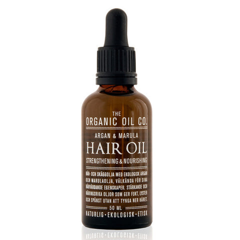 The Organic Oil Co. Hair Oil Strengthening & Nourishing for Head, Scalp & Beard, 50ml