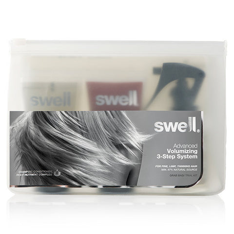 Swell 3-Step Advanced Volumizing System Grab Bag/Trial Kit - SLS-free, all hair types