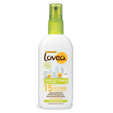Lovea ECO Sun Care SPF15 Spray, 125ml - Nano Free & Water resistant